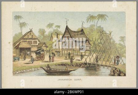 Javaanse dorp op de Wereldtentoonstelling à Amsterdam, 1883 Javaansch Dorp (objet titel op) Herinnering aan Amsterdam en 1883 (objet servietitel op) Village javanais à l'exposition mondiale à Amsterdam, 1883Javaansch Village (objet titre) souvenirs d'Amsterdam en 1883 (objet titre de la série) Type d'objet: Numéro d'image: RP-P-OB-89.751: FMH 8447- A / 4Opmerking (numéro ajouté RPK) Description: Le village javanais du monde à la place du Museumplein à Amsterdam. Fait partie d'un groupe de seize plaques et d'une carte de l'exposition mondiale à Amsterdam du 1 mai au 1 octobre 1 Banque D'Images