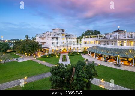 L'Asie du Sud-est, le Vietnam, L'hôtel Azerai la Residence à Hue - une ville historique et un site du patrimoine mondial Banque D'Images