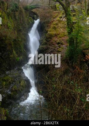 Aira Force, Ullswater, Cumbria, Lake District, Angleterre. Banque D'Images