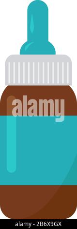 Nosel chute, illustration, vecteur sur fond blanc. Illustration de Vecteur