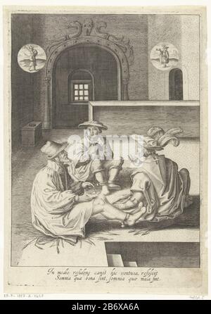 Jozef verklaart dromen de gevangenis Geschiedenis van Jozef (serietitel) Joseph est le boulanger et le porteur de Pharaon en prison. Joseph explique leurs rêves. Fabricant : printmaker Robert The Baudousinspirateur: Lucas van Leyden Lieu de fabrication: Nord des Pays-Bas Date: 1591 - 1659 Caractéristiques physiques: Matériau de la voiture: Technique du papier: Engraa (procédé d'impression) Dimensions: Bord de la plaque: H 286 mm × W 203 mm Objet Joseph interprétant les rêves du majordome et du boulanger (les deux rêves combinés) Banque D'Images