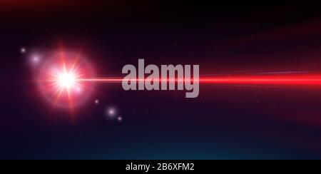 faisceau laser rouge, illustration vectorielle Illustration de Vecteur