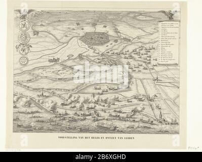 Kaart met het ontzet van Leiden, 1574 Voorstelling van het beleg en ontzet van Leiden (objet titel op) carte avec le soulagement de Leiden, 1574Voorstelling du siège et du soulagement de Leiden (objet titre) Type de bien: Imprimer historique post-carte Numéro d'article:-P-79.604Cataloguse OB 691 Description: Carte avec un coup d'œil au relief de Leiden, 3 octobre 1574. Haut Leiden, devant l'armée du prince en bateau sur l'eau. En haut à gauche une colombe Où: Des exemples de papier pendant de l'argent d'urgence, circulé pendant le siège. Droite une deuxième colombe légende 1-20 draagt. Fabricant : printmaker Banque D'Images