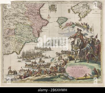 Carte De L Espagne Et Le Portugal Avec La Partie Du Sud De La France Et L Afrique Du Nord Date Vers 1801 Photo Stock Alamy
