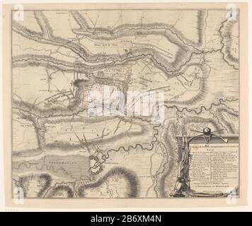 Kaart van de slag bij Oudenaarde, 1708 Plan de la Bataille d'Oudenaerde du 11 juillet 1708 (titre objet op) Plan de la bataille d'Oudenaarde entre les Alliés sous le prince de Savoie et le duc de Marlborough et les Français, Le 11 juillet 1708. En dessous de droite un cartouche décoré d'armes, avec la légende AV en français et un bar à échelle: Ecelle 3000 jusqu'aux communis. Fabricant : printmaker: Anonyme pour imprimer par: James Harrewijn Cartographer: George Louis MOS Burger (bâtiment classé) éditeur: Thomas Doesburgh (propriété cotée) Lieu de fabrication: Amsterdam Date: 1708 - 1714 matériau: Paper te Banque D'Images