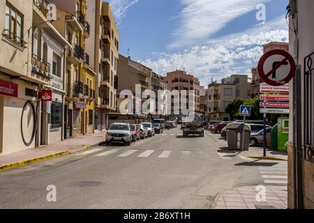 Albox Une Petite Ville Rurale En Andalousie Espagne Banque D'Images