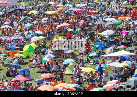 Spielberg Autriche, 30 juin 2019: Groupe de fans de Formule 1 Banque D'Images