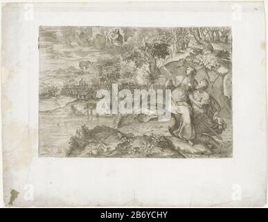 Keizer Augustus en de Tiburtijnse Sibylle Keizer Augustus en de Tiburtijnse Sibille Empereur Augustus et Tiburtine SibylleKeizer Août et Tiburtine Sibille Type d'objet : Album photo Numéro de feuille d'article: RP-P-1999-114Catalogusreferentie: Bartsch 3Le Bartsch 3Tiburtijnse Rijksmuseum 1. Inscriptions / marques: Nombre, recto à droite, manuscrit à l'encre brune: '5' marque du collecteur , verso, estampillé: Lugt 2760 marque du collecteur , verso, estampillé: Lugt 2228Watermerk: Lion de Saint-Marc (Woodward, nr. 44) Description: L'Empereur Sibille Tiburtine Banque D'Images