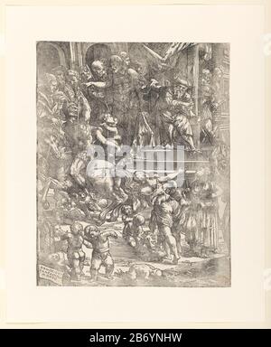 Kindermoord te Bethléem (linkerdeel) Infanticide à Bethléem (à gauche) Type de bien: Photo Numéro d'article: RP-P-OB-39.664Catalogusreferentie: Bartsch 1 Inscriptions / marques: Marque du collectionneur, verso, estampillé: Lugt 240 Fabricant: Printmaker: Domenico Campagnola (bâtiment classé) lieu de fabrication: Italie Date: 1517 technique: Papier à plumes gris: Bois/plume Dimensions: Feuille: H 528 mm × W 420 mm Objet: Le massacre des innocents Banque D'Images