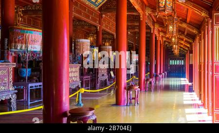 À L'Intérieur Du Temple De Mieu, Ville Impériale De Hue, Province De Thua Thien-Hue, Vietnam Banque D'Images