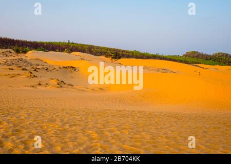 Dunes de sable rouge de Mui Ne, Phan Thiet, Binh Thuan Province, Vietnam Banque D'Images