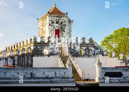 Phra Sumen Fort (Pom Pra Sumen), Bangkok, Thaïlande Banque D'Images