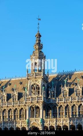 Belgique, Bruxelles (Bruxelles). Maison du Roi (maison du roi), ou Broodhuis (Breadhouse) sur la Grand Place (Grote Markt), UNESCO World Heritage Site. Banque D'Images