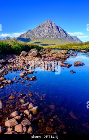 Buchaille Etive Mor, une montagne près de Glencoe dans les Highlands écossais Banque D'Images