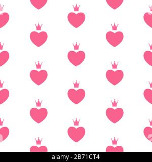 Motif Abstrait Sans Couture Arrière-Plan Symbole Coeur D'Amour Plein D'Esprit. Illustration vectorielle EPS10 Illustration de Vecteur