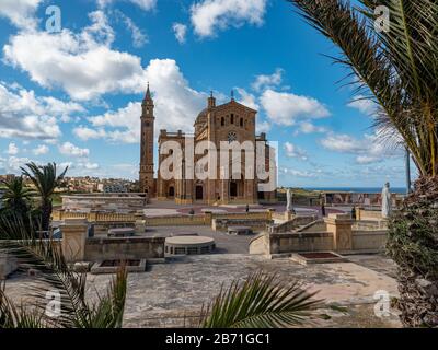 Célèbre sanctuaire Ta Pinu - une église populaire sur l'île de Gozo - MALTE, RÉPUBLIQUE DE MALTE - 5 MARS 2020 Banque D'Images