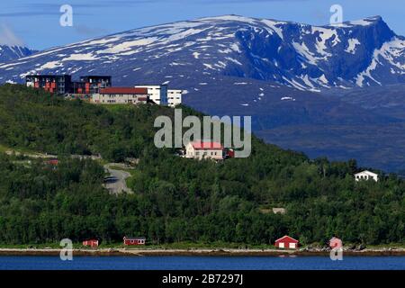 Nordspissen, Tromso City, Île De Tromsoy, Comté De Troms, Norvège Banque D'Images