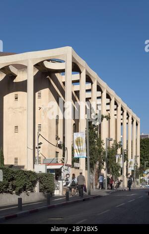 Grande synagogue de tel Aviv extérieur du bâtiment, Israël Banque D'Images