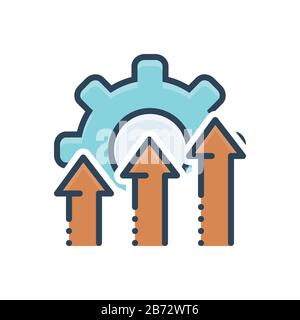 Icône pour plan de travail,schéma Illustration de Vecteur