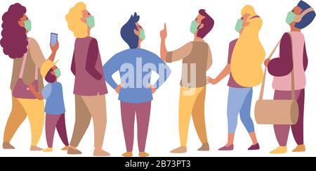 Préparation De L'Épidémie Ou De La Pandémie Illustration de Vecteur