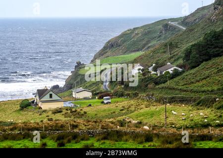 Lergadaghtan sur la Wild Atlantic Way en Irlande Banque D'Images