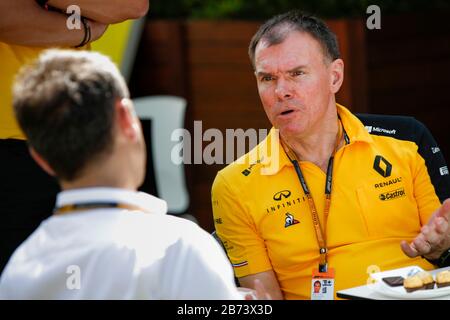 Melbourne, Australie. 11 mars 2020. Motorsports: FIA Formula One World Championship 2020, Grand Prix d'Australie, Alan Permane (GBR, Renault F1 Team), | usage dans le monde crédit: DPA/Alay Live News Banque D'Images