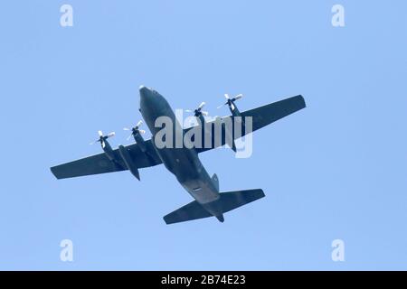 Avion cargo militaire Banque D'Images