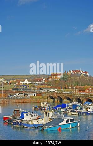 Port de Folkestone, Kent, Banque D'Images