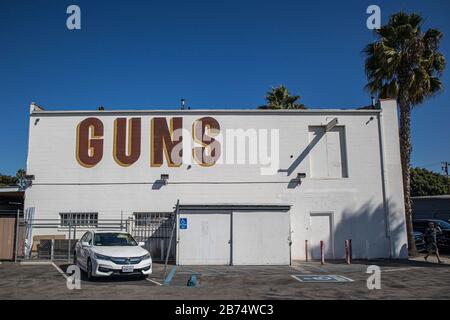 Magasin d'armes à feu, Culver City, Californie, États-Unis Banque D'Images