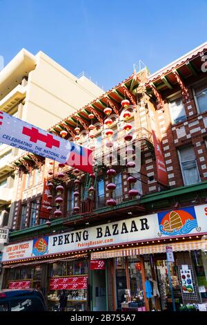 Peking Bazar, Chinatown, Grant Avenue, San Francisco, Californie, États-Unis Banque D'Images