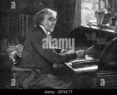 HENRY IRVING (1838-1905) acteur et gestionnaire de scène anglaise vers 1878 Banque D'Images