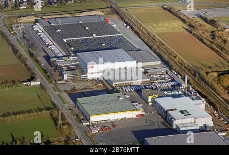 , Rewe Dortmund, 19.03.2011, vue aérienne, Allemagne, Rhénanie-du-Nord-Westphalie, Ruhr Area, Dortmund Banque D'Images