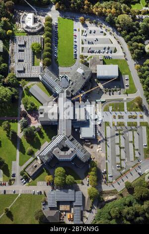 , Marienhospital à Bottrop, 30.09.2012, vue aérienne, Allemagne, Rhénanie-du-Nord-Westphalie, région de la Ruhr, Bottrop Banque D'Images