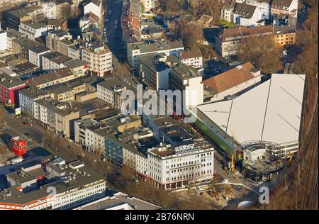 , Bermudes à Bochum, 01.02.2012, vue aérienne, Allemagne, Rhénanie-du-Nord-Westphalie, région de la Ruhr, Bochum Banque D'Images