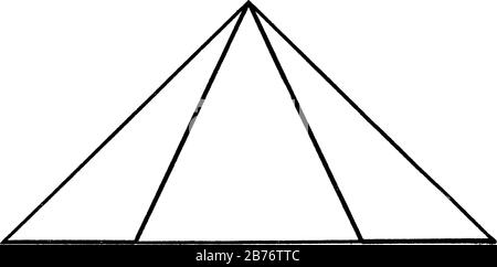 Si des segments égaux dans un triangle isosceles sont mesurés, les lignes reliant les extrémités de ces segments aux extrémités opposées de la base seront égales, v Illustration de Vecteur