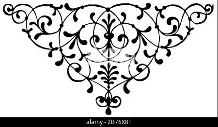 Le motif fleuri est orné de feuilles, de dessins vintage ou de gravure. Illustration de Vecteur