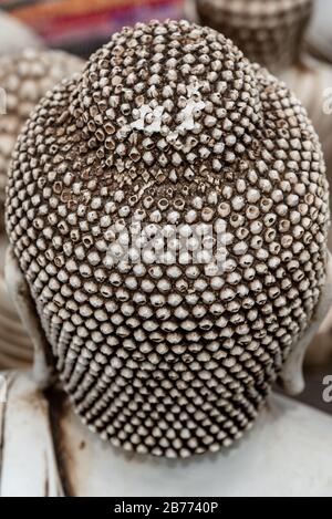 Texture d'une figurine en plâtre pour la conception graphique Banque D'Images