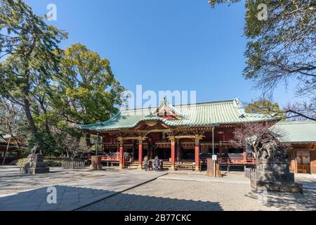 Sanctuaire Nezu, Bunkyo-Ku, Tokyo, Japon Banque D'Images