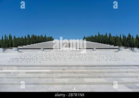 29, juin 2019 - Gorizia, Italie - l'Redipuglia War Memorial : Sacrario Militare di Redipuglia) est un mémorial de la Seconde Guerre mondiale, en Italie et l'une des grandes Banque D'Images