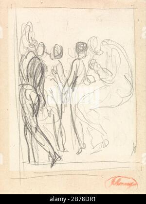 George Romney - danseurs et Musiciens, Probablement pour «l'Allegro» Banque D'Images