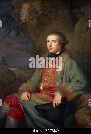 George Willison - James Boswell, 1740 - 1795. Diariste et biographe de Samuel Johnson Banque D'Images