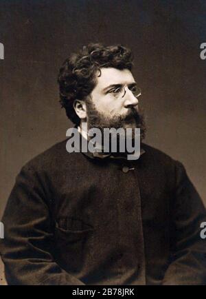 Georges Bizet (retourné). Banque D'Images