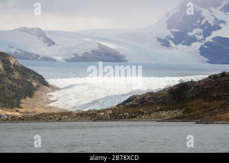 Parc national de Los Glaciares dans le sud de l'Argentine à Santa Cruz Perito Moreno El Calafate Banque D'Images