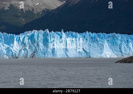 Parc national de Los Glaciares dans le sud de l'Argentine à Santa Cruz Perito Moreno Banque D'Images