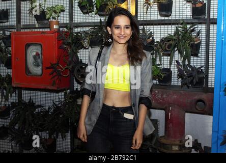 Mumbai, Inde. 12 mars 2020. Yashaswini Dayama assiste au succès du court-métrage «devi». Crédit: Sopa Images Limited/Alay Live News Banque D'Images