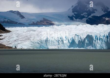 Parc national de Los Glaciares dans le sud de l'Argentine à Santa Cruz Perito Moreno Banque D'Images