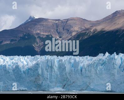 Parc national de Los Glaciares dans le sud de l'Argentine à Santa Cruz Perito Moreno Banque D'Images