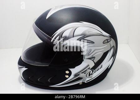 Une photo de casque Banque D'Images