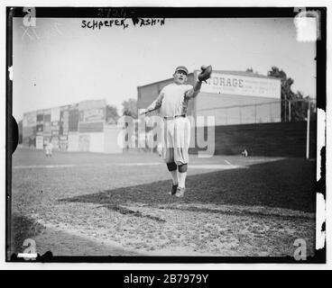 Allemagne Schaefer, Washington al (baseball) Banque D'Images