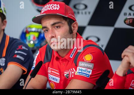 Pilote motogp italien , numéro 9 , danilo petrucci , de l'équipe ducati pendant les pilotes MotoGP, Italie, Italie, 01 Jan 2020, moteurs MotoGP World Champi Banque D'Images